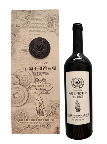 新葡王哥德拉克幹紅葡萄酒（ 白(bái)标）